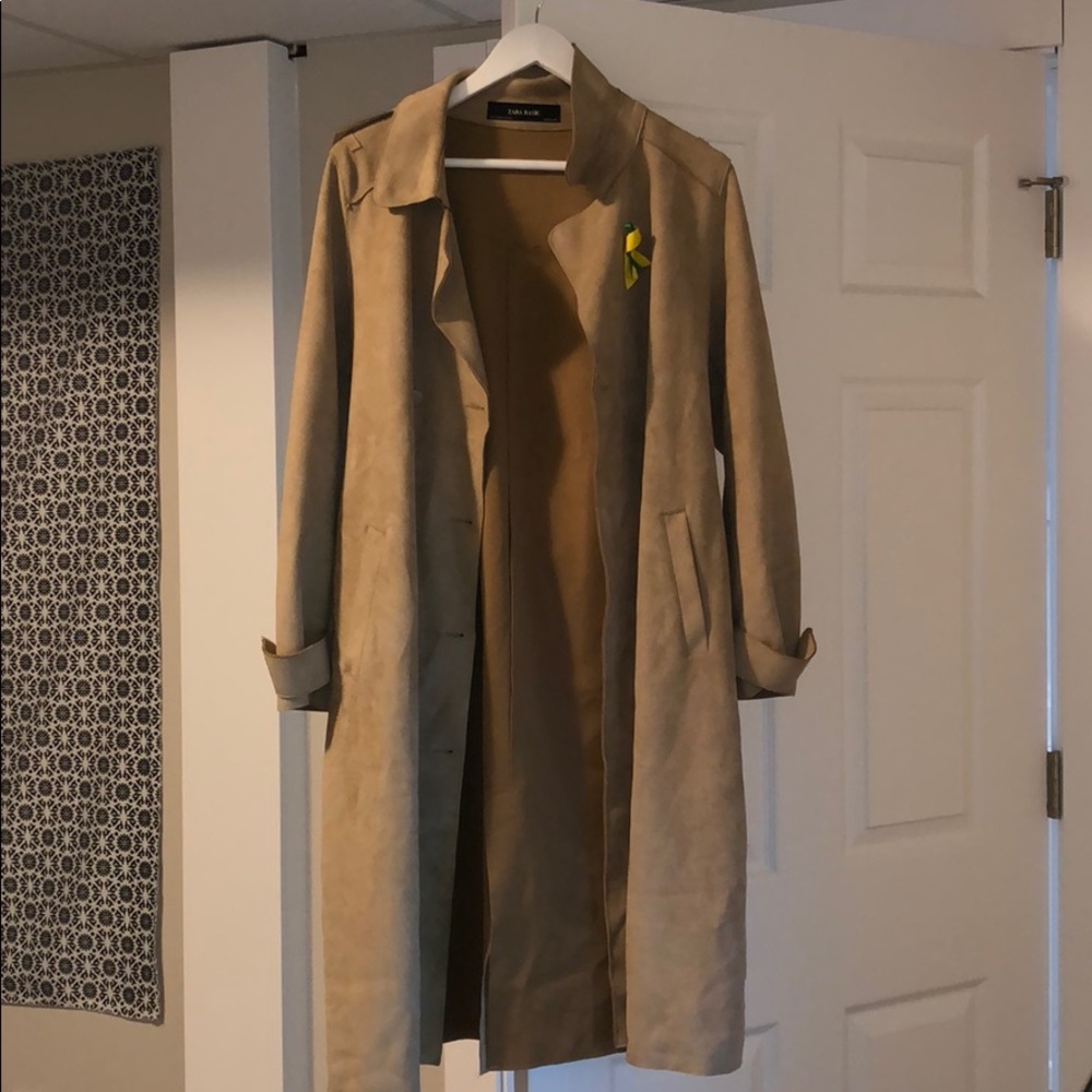 Zara basics dress coat